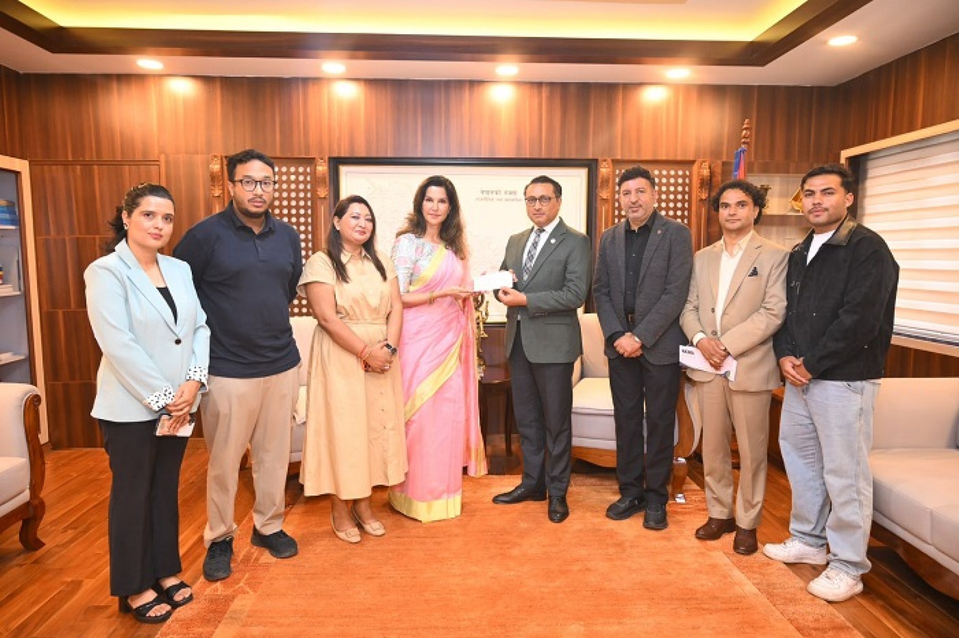 विपद् प्रभावित समुदायको सहयोगका लागि नाइमाद्वारा ५० लाख रुपैयाँ प्रदान 